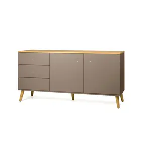 Dot 411.48cm Sideboard Beige / Oak