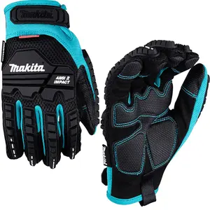 Makita P-84464 Advanced ANSI 2 Impact-Rated Demolition Medium Gloves 2x Pair