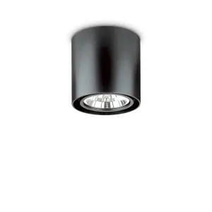 Luminosa Mood Indoor 1 Light Surface Mounted Ceiling Lamp Black, GU10