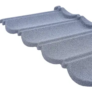 5 pcs Grey Coated Asphalt Roof Tiles on Eaves, Bitumen Roofing Shingles 2.4 m²  Coverage