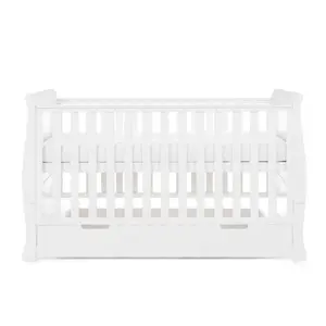 Stamford Classic Cot Bed with Cot Top Changer White