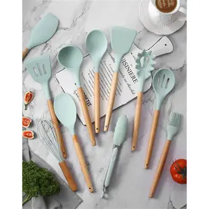 Yaheetech 12 Piece Cooking Utensil Set Green