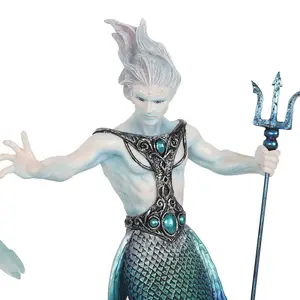 Anne Stokes Water Elemental Wizard Collectable Figurine Blue/White (One Size)