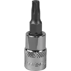 Premium T27 TRX Star Socket Bit - 1/4 Inch Drive with S2 Steel and Knurled Grip