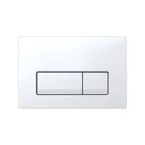 Geberit Concealed 115.105.11.5 Cistern Delta50 Dual Flush Plate White Alpine