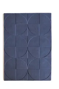 Geometric Handmade Luxurious Modern Easy to clean Rug for Dining Room, Bed Room, and Living Room-200cm X 290cm