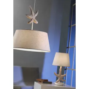 Luminosa Stellina Starfish Cylindrical Pendant Ceiling Light, E27