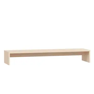 vidaXL Monitor Stand 100x27x15 cm Solid Wood Pine