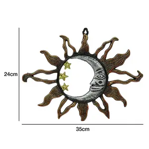 Woodside Sun Face Wall Art Sculpture Decoration