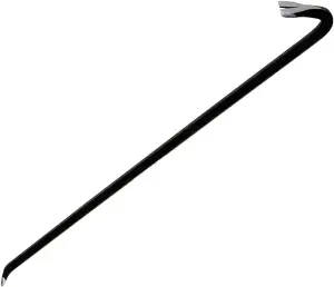 New 18 Inch Wrecking Bar Crow Lever Nail Strong Steel Swan Neck Builders Diy