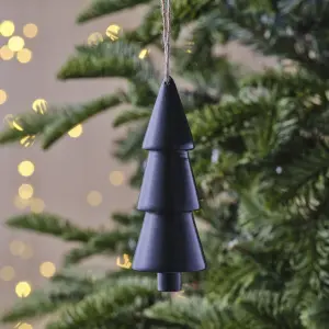 Dark Green Christmas tree Wood Tree Hanging decoration