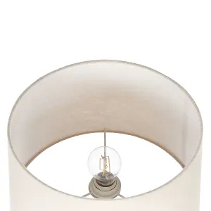 Ceramic Table Lamp Grey YENISEI