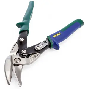 Irwin Irwin 10504316N Offset Snips 20SR Straight, Angles & Right Curves 9 Inch / 240mm 10504316N