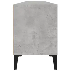 Berkfield TV Cabinet Concrete Grey 150x30x44.5 cm Engineered Wood