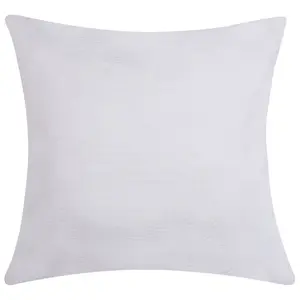 Set of 2 Cushions ABELIA Boucle 45 x 45 cm Abstract Black-White