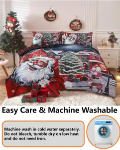 Christmas Santa Vibes Xmas DUVET SET 3D Print Polycotton Bedding Set