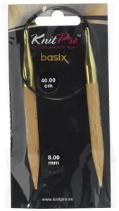 BASIX FC 40X8 - Basix: Knitting Pins: Circular: Fixed: 40cm x 8.00mm - KnitPro