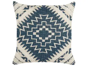 Throw Cushion SAFI Cotton 50 x 50 cm Geometric Copper