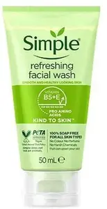 Simple Kind To Skin Refreshing Facial Wash 50Ml