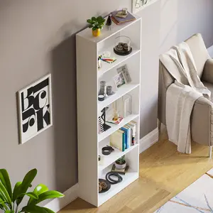 Ronald Bookcase White / 175 cm H x 60 cm W