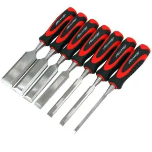 7 Piece Wooden Chisel Set Woodworking Carpenter (Neilsen CT0054)