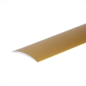 Anodised aluminium door floor bar edge trim threshold  930mm x 40mm a13 gold