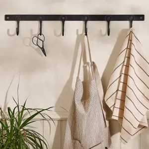 Traditional Style Olsen Hand-Forged Clothes Hanger Wall Hooks