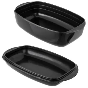 Kuhn Rikon Easy Glass Non-Stick 2.2L and 4.3L Roasting Dish, 37.5 x 22 x 14cm