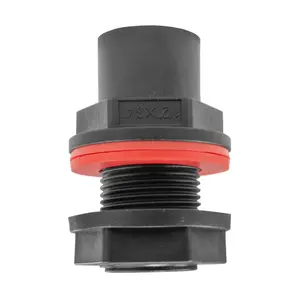 3/4" bsp (26mm hole) Water butt/rain barrel/tank outlet adaptor/connector+universal hose connector