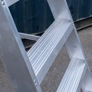 12 Step Industrial Swingback-Builders Step Ladder