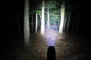 NightSearcher Zoom 500 Lumen, 4xAA Battery Powered Tactical Spot-to-Flood Torch