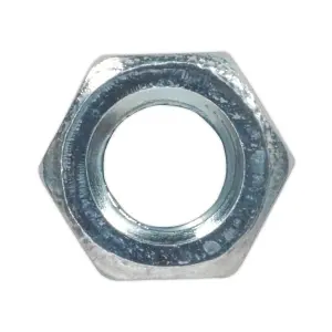 Sealey Steel Nut M5 Zinc DIN 934 Pack of 100 Pieces Metric Hex With Bag SN5