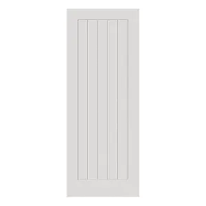 Thames White Internal Fire Door - Primed