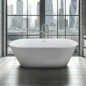 Lisna Waters LWFBS6100 1700mm x 800mm Double Ended Freestanding Bath