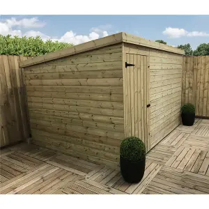 9 x 6 WINDOWLESS Garden Shed Pressure Treated T&G PENT Wooden Garden Shed + Single Door (9' x 6' / 9ft x 6ft) (9x6)