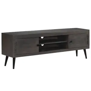 Berkfield TV Cabinet Solid Mango Wood 140x30x45 cm