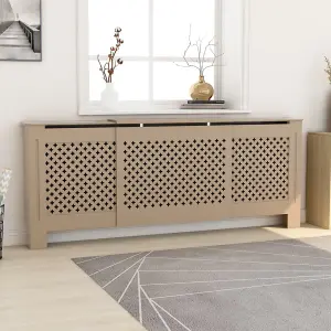 Sturdy and Durable MDF Radiator Cover 205 cm