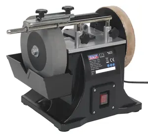 Sealey 200mm Sharpener With Honing Wheel - 180W Induction Motor SMS2101