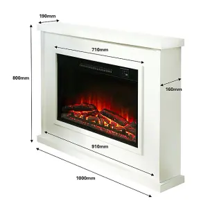 Harwood Electric Fireplace Suite