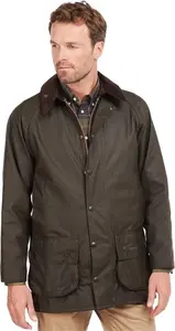 Men's Barbour Classic Beaufort Wax Jacket Olive / 36