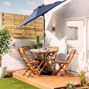 Alfresia Navy Blue 2.7 Metre Garden Parasol