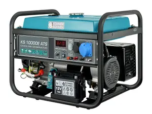 Petrol generator KS 10000E ATS with a rated power of 7.5 kW