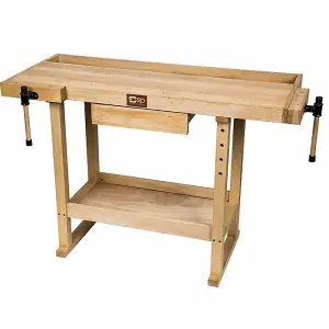 SIP Beech Workbench - wood - L1350 x W900 x H620 mm