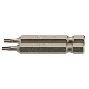 Draper T9 1/4" Hex. Draper TX-STAR Insert Bit 50mm Long x 2 66485