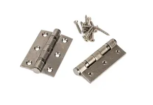 From The Anvil Pewter 3 Inch Ball Bearing Butt Hinge (Pair) ss