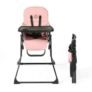 Flip Magic Fold Highchair Blush Pink