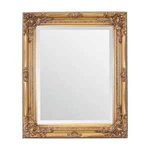 Andrews Flat Wall Mirror Antique Gold / 50cm x 60cm W