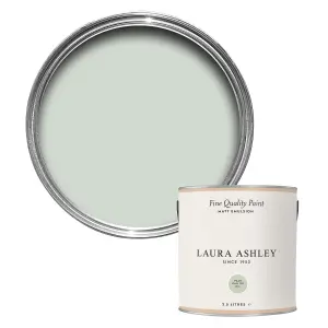 Laura Ashley Pale Eau De Nil Matt Emulsion paint, 2.5L