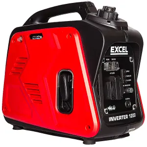 Excel Petrol Inverter Generator 4-Stroke Engine 1000W/79CC