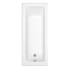 Cooke & Lewis Arezzo Acrylic Rectangular Straight Bath (L)1700mm (W)700mm